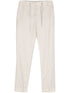 lurex chambray slim trousers